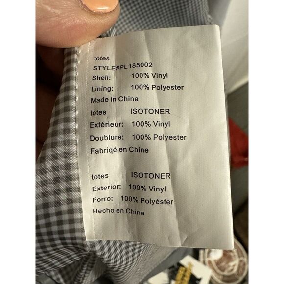 Totes Medium Grey Raincoat - Picture 5 of 6